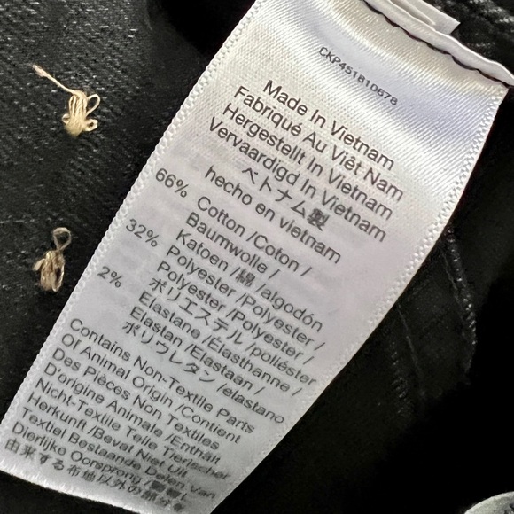 Madewell Black 10" High-Rise Skinny - Size 27 - Picture 9 of 12